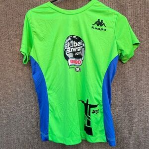 Kappa Global Energy 2017 Running Athletic Shirt Rio De Janeiro Womens Small